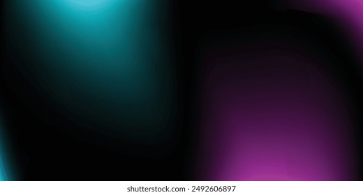 Modern Abstract gradient dark neon lights 