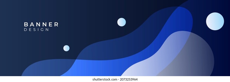 Gradiente abstracto moderno fondo de banner azul violáceo oscuro. fondo de la pancarta geométrica abstracta azul. Plantillas de banner con diseño abstracto moderno. Resumen de fondo tecnológico de líneas azules