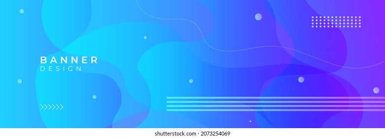 Modern abstract gradient dark purplish blue banner background. abstract geometric blue banner background. Banner templates with modern abstract design. Abstract blue lines technology background