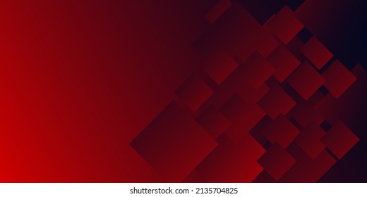 Fondo de banner rojo oscuro de degradado abstracto moderno
