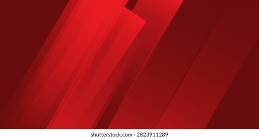 Modern abstract gradient dark red banner background