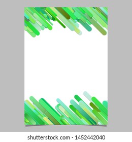 Modern abstract gradient diagonal rounded stripe pattern brochure background template design