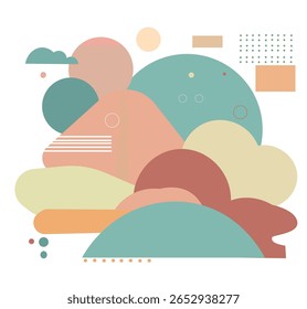 Plano de Fundo de Formas Geométricas de Gradiente Abstrato Modernas