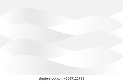 Modern abstract gradient gray white wave background represents technology