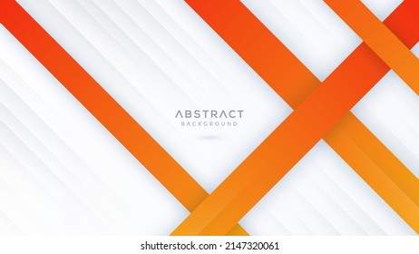 Modern abstract gradient orange background