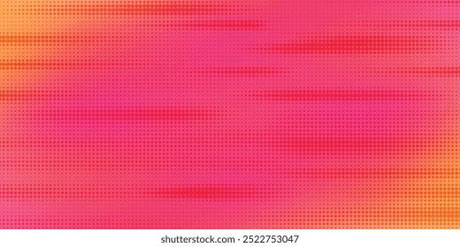 Modern abstract gradient orange and purple background concept with gold line and dots