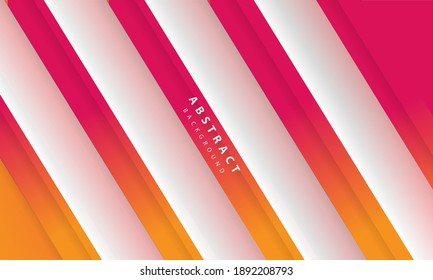 Modern abstract gradient orange and white background. Design template for banner, posters, cover,etc.