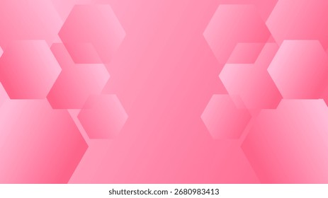 Modern abstract gradient pink background minimal geometric template