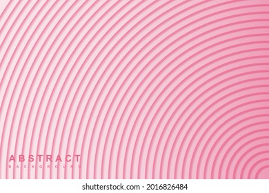 Modern abstract gradient pink circle shape background with shadow effects
