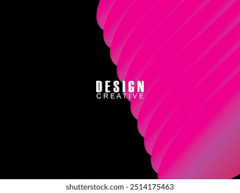 Modern abstract gradient poster background. Minimalist style cover template with dynamic perspective 3d geometric prism shape. Ideal design for social media, covers, banners, flyers, etc.