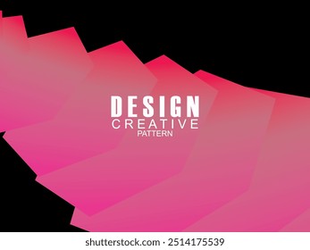 Fondo abstracto moderno del cartel del gradiente. Plantilla de cubierta de estilo minimalista con perspectiva dinámica en forma de prisma geométrico 3D. Diseño ideal para redes sociales, portadas, Anuncios, flyers, etc.