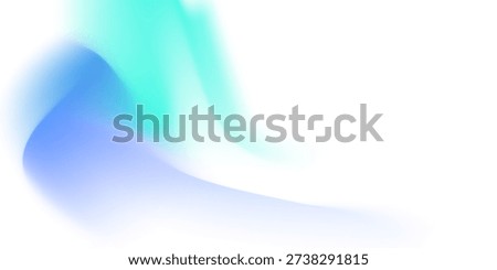 Modern Abstract gradient shape with noise. Blue blurred grainy color gradation, vibrant design element.Vector illustration art concept project