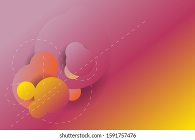 Modern abstract gradient shapes composition. Futuristic design. web, flyer, banner, ads, landing page, brochure, magazine. Vector Illustration