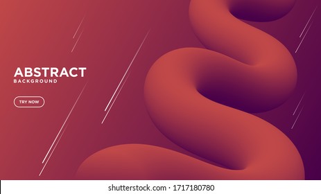 Modern abstract gradient wave background. Designed for landing page, website, banner, poster, event, etc.