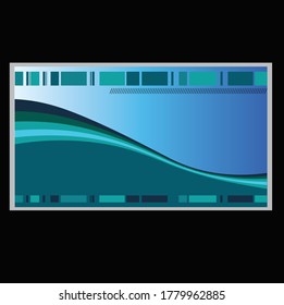 Modern abstract gradient wavy geometric background. Very useable for landing page, website, banner, poster, event, etc