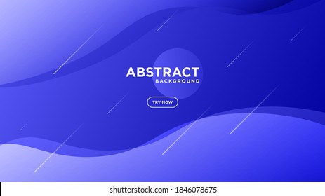 Modern abstract gradient wavy geometric background. Very useable for landing page, website, banner, poster, event, etc.