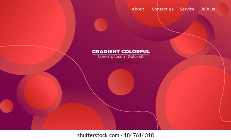 Modern abstract gradient wavy geometric background. Suitable For Wallpaper, Banner, Background, Card, Book Illustration, landing page, gift, cover, flyer, report, bussiness, social media