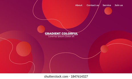 Modern abstract gradient wavy geometric background. Suitable For Wallpaper, Banner, Background, Card, Book Illustration, landing page, gift, cover, flyer, report, bussiness, social media