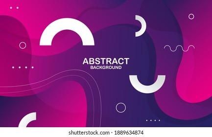 Modern abstract gradient wavy geometric background. Dynamic shapes composition. Eps10 vector