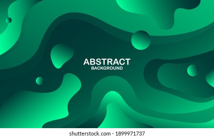 Modern abstract gradient wavy geometric background. Dynamic shapes composition. Eps10 vector