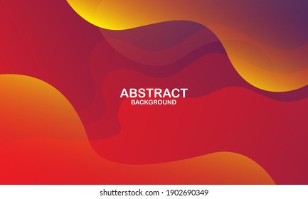 Modern abstract gradient wavy geometric background. Dynamic shapes composition. Eps10 vector