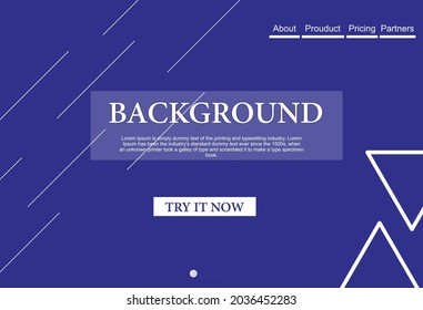 Modern abstract gradient wavy geometric background. Very useful for landing pages, websites, banners, posters, events, etc. Abstract background design. Directions page template