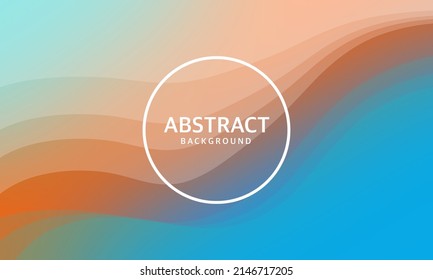 Fondo geométrico ondulado de gradiente abstracto moderno. Composición dinámica de forma, cartel, afiche