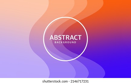 Modern abstract gradient wavy geometric background. Dynamic shape composition, banner, poster