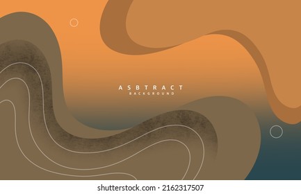Fondo geométrico ondulado de gradiente abstracto moderno. Composición dinámica de forma. Ilustración del vector