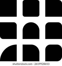 Modern abstract graphic design elements collection for creative use