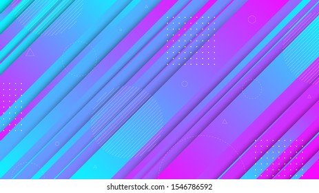 Modern abstract graphic elements. Abstract gradient banners with flowing liquid shapes and diagonal lines. Templates for landing page design or website background.