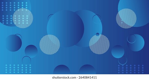 Modern abstract graphic elements. Abstract gradient banners with round shapes. Templates for landing page design or website background.eps10