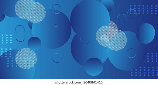 Modern abstract graphic elements. Abstract gradient banners with round shapes. Templates for landing page design or website background.
