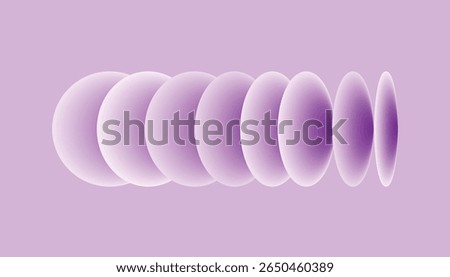 Modern abstract graphic featuring a sequence of overlapping circular gradients. Ideal for backgrounds, technology themes, creative layouts, or digital art projects.


