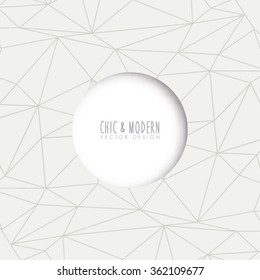 Modern Abstract Graphic Vector Design