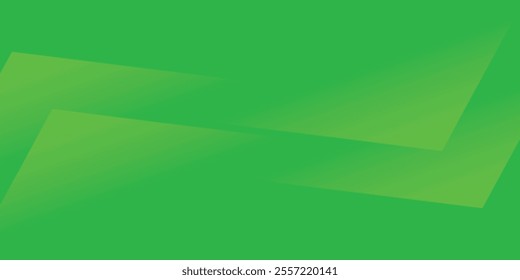 Modern abstract green background with overlapping layers
