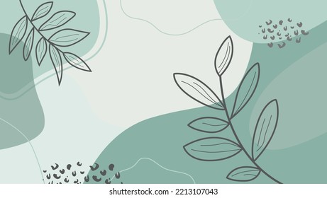 Modern Abstract Green Background Simple