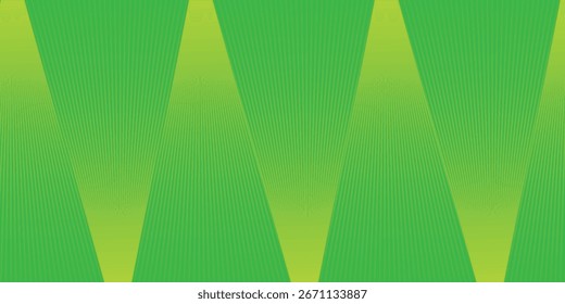 Fondo verde abstracto moderno del gradiente con la línea y las ondas.