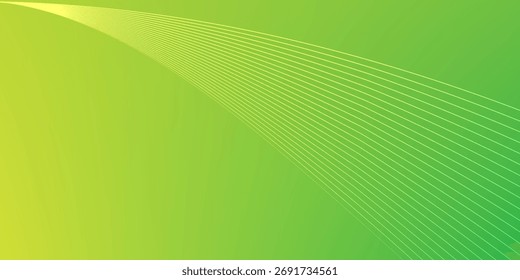 Fondo verde abstracto moderno del gradiente con waves.eps.10