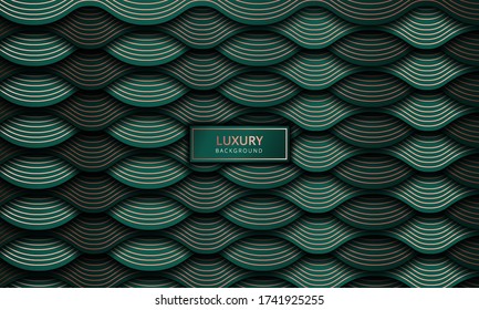 modern abstract green luxury background