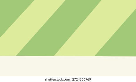 Fundo de vetor verde abstrato moderno com padrão de tarja diagonal minimalista com textura de design leve
