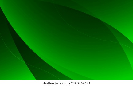 Fondo de onda verde abstracto moderno. Vector Eps10