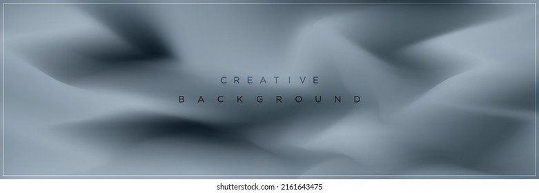 Modern abstract grey banner gradient background design