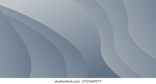 Modern Abstract grey white background with flowing glowing lines. Dynamic flowing lines wave. Futuristic 