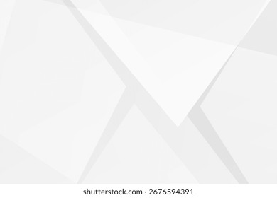 Moderno abstrato cinza e branco formas poligonais criando fundo vetor limpo, EPS 10.