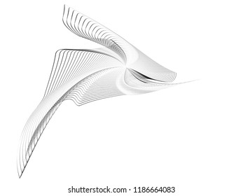 Modern abstract halftone background. curved lines 