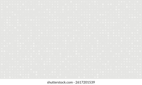 Modern abstract halftone background with gray dots on white. High-resolution vector design with sharp detail, ideal for branding, layout templates, or minimalist visuals.