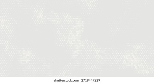 Modern abstract halftone background with gray dots on white. High-resolution vector design with sharp detail, ideal for branding, layout templates, or minimalist visuals.