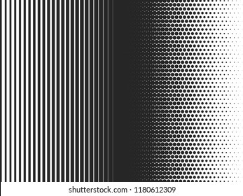 Modern abstract halftone background. points. circles. curved lines 