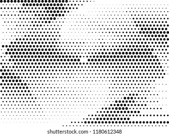 Modern abstract halftone background. points. circles. curved lines 